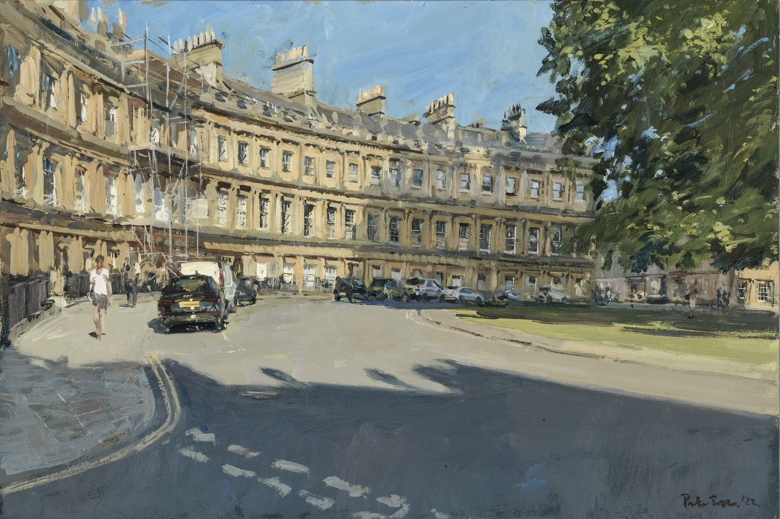 Image: The Circus, Bath early Summer Morning by Peter Brown