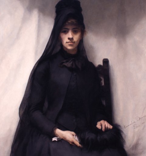 Image: A portrait of Anna Bilinska by Emmeline Deane.