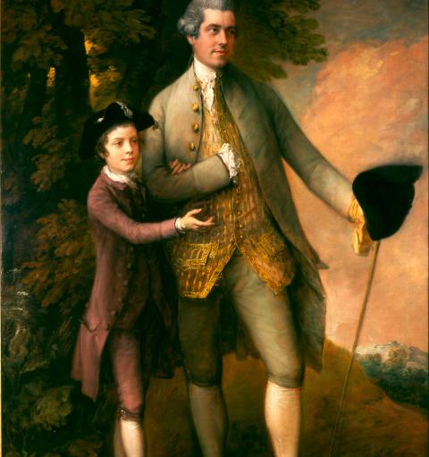 Thomas Rumbold and Son by Thomas Gainsborough