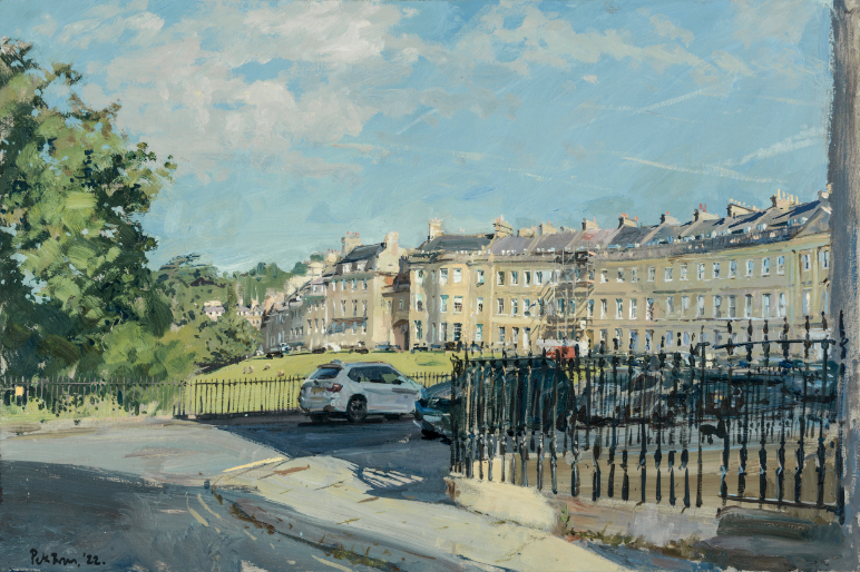 Lansdown Crescent from Lansdown Place East, 2022