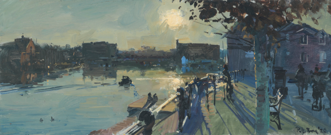 Winter Sun, The Floating Harbour from Porto Quay, 2020