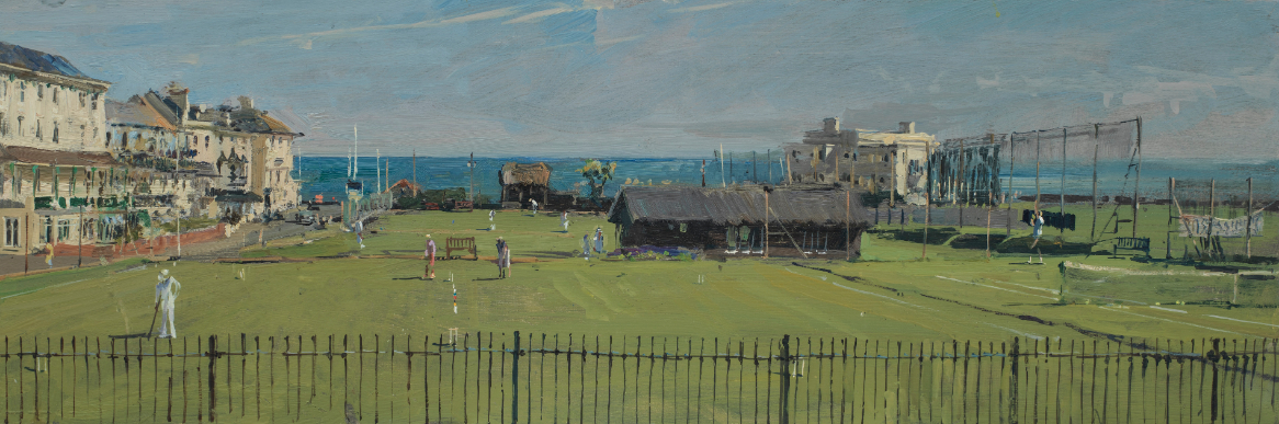 Croquet from Fortfield Terrace, Sidmouth, 2021