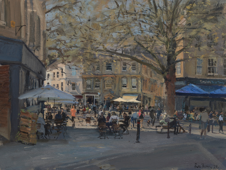 Kingsmead Square from Westgate Street, 2021