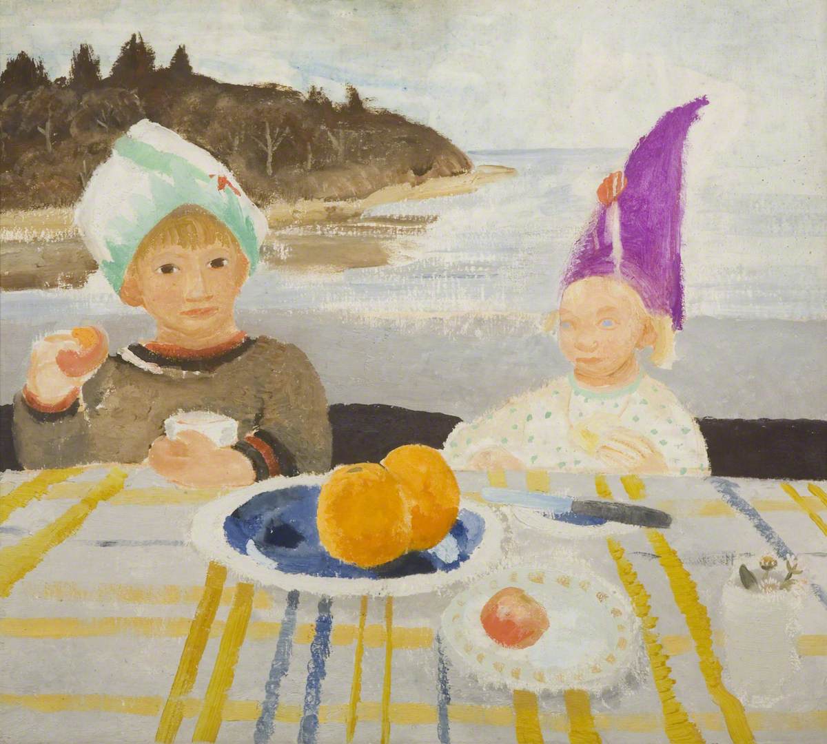 Image: Winifred Nicholson, The artist's children Kate and Jake, 1931-32