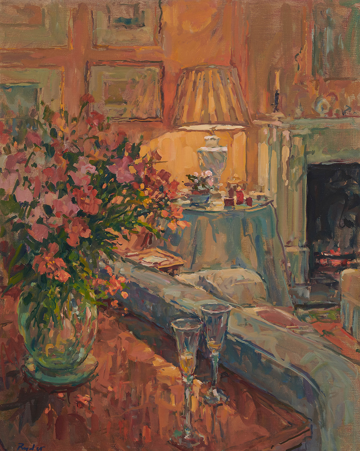 Image: Fireside drinks by Susan Ryder