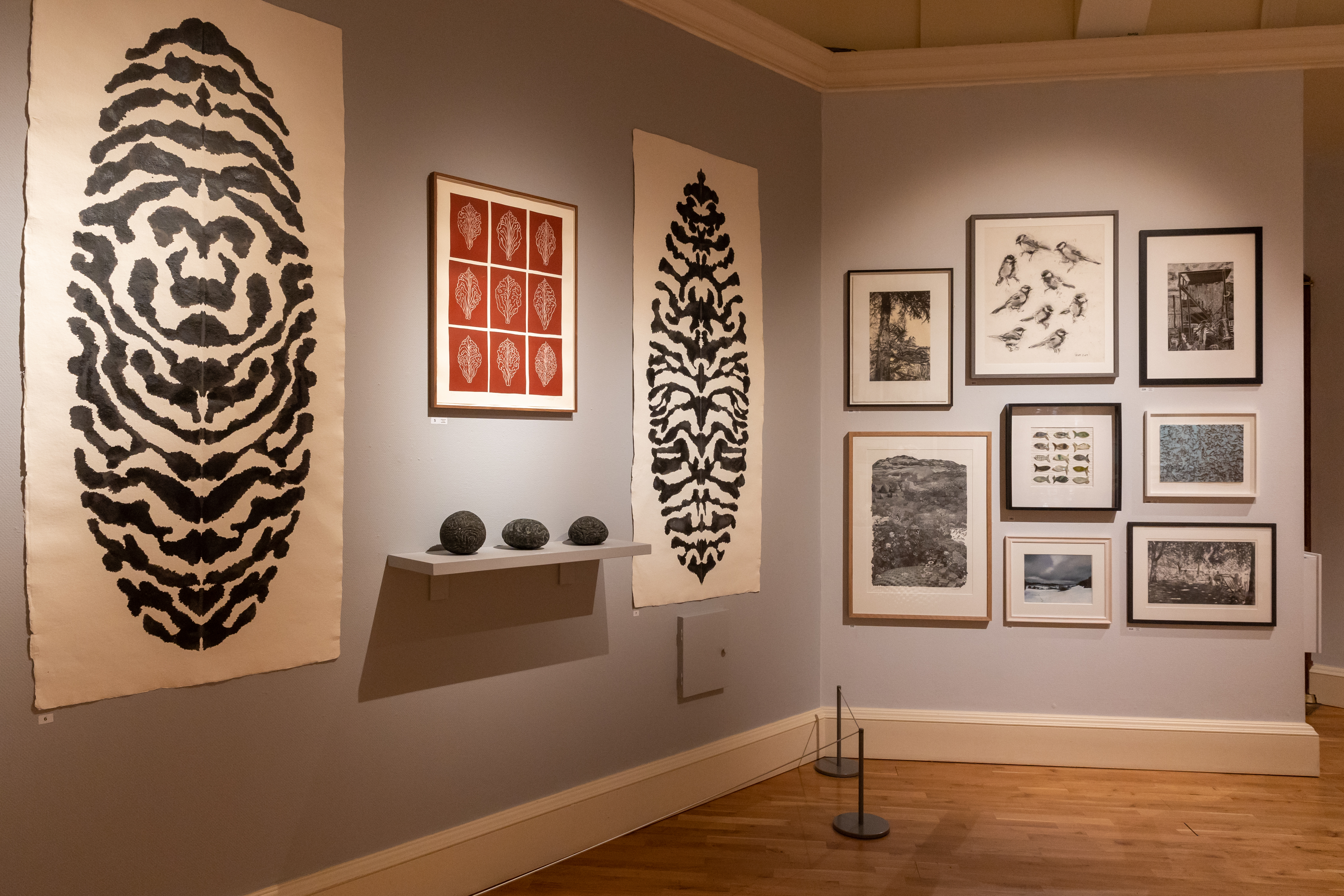 Peter Randall Page and other artwork at the BSA exhibtion