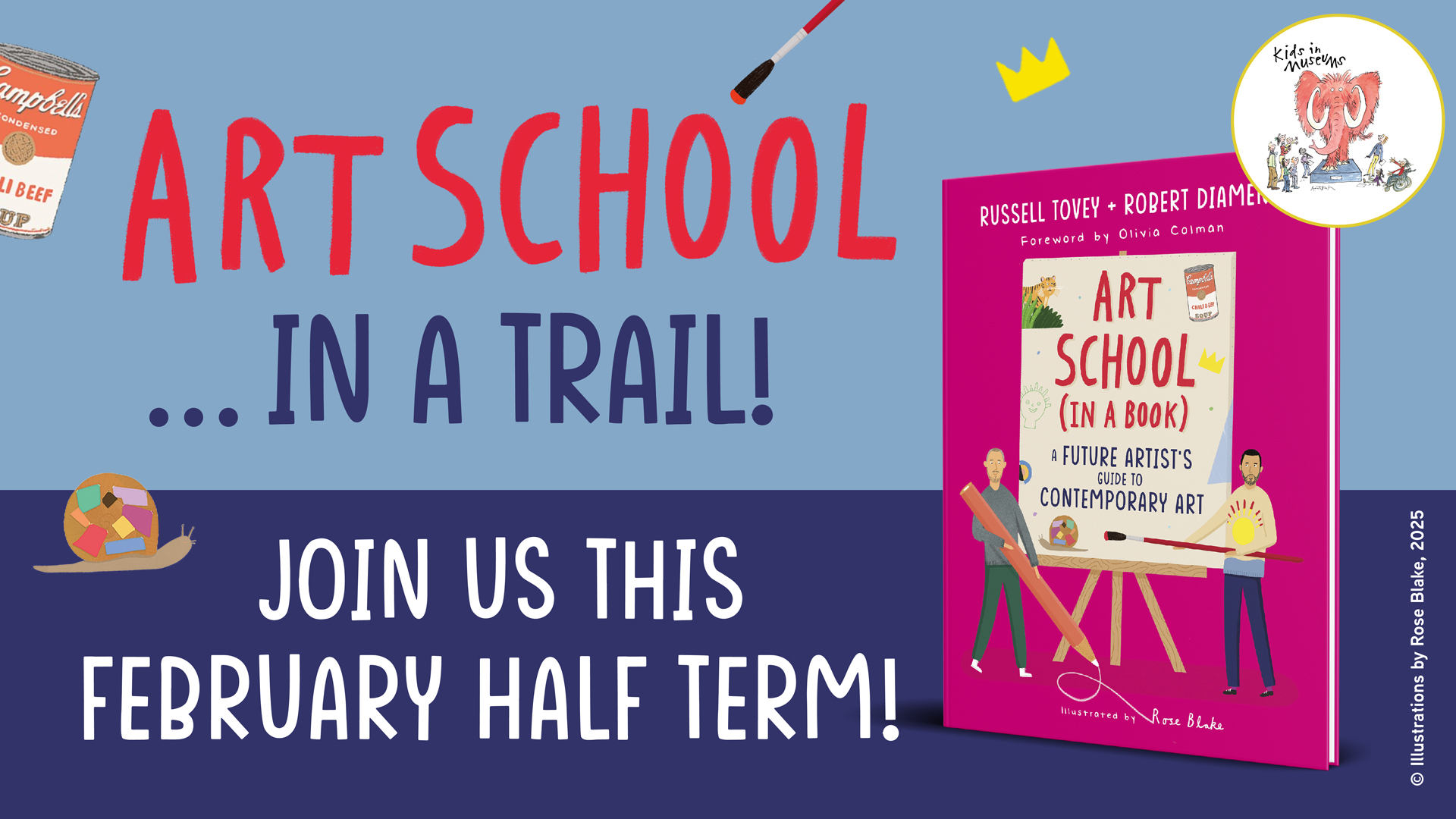 Art school in a trail