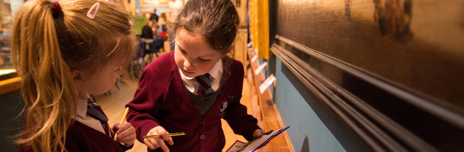 Image: Schoolchildren taking part in an activity