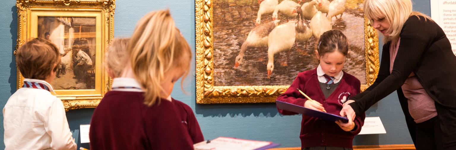 Image: Pupils at a teaching session