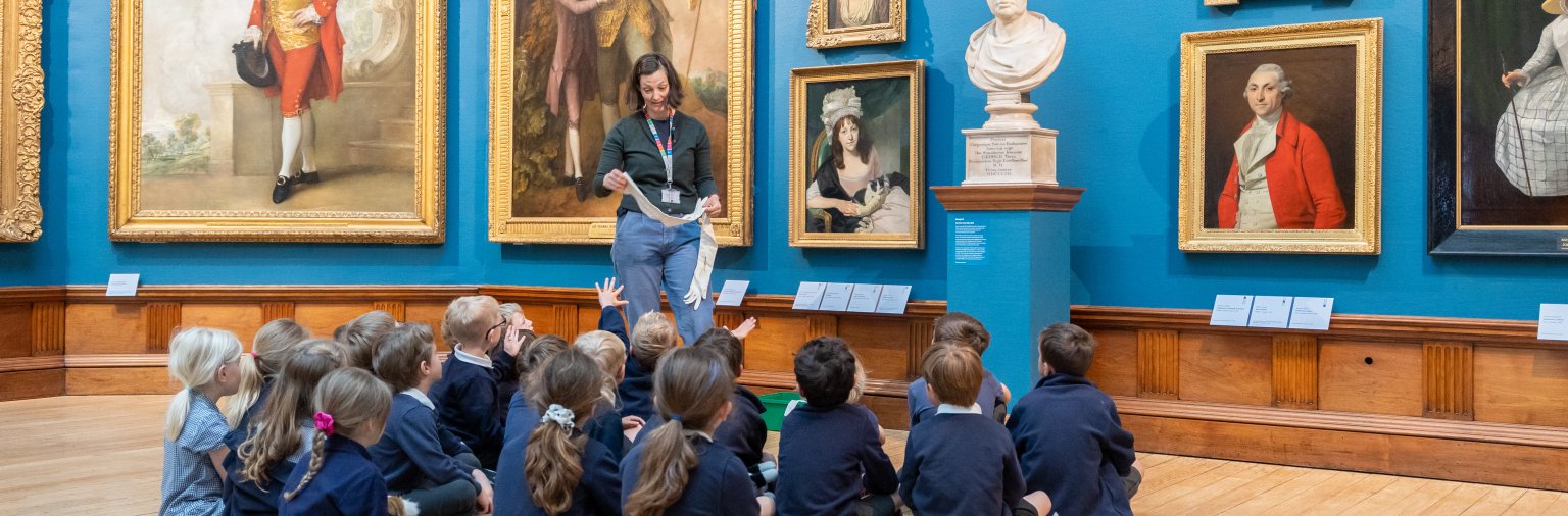 School visit to the victoria art gallery