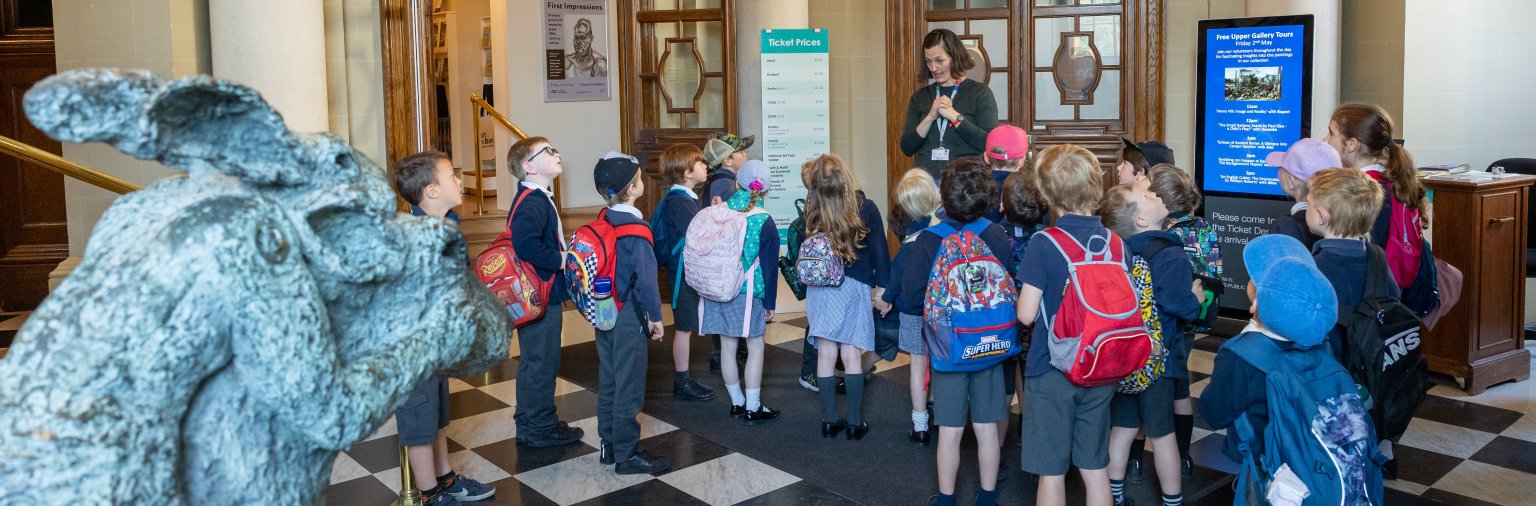 Marksbury School Visit to the gallery