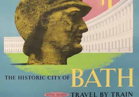 Travel by Train poster crop