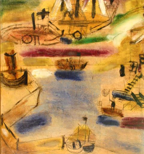 Small Harbour Scene Paul Klee