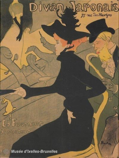 2. Le Divan Japonais 1893, Henri de TOULOUSE-LAUTREC	