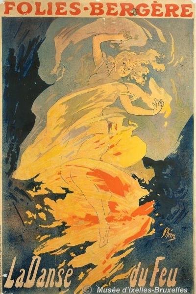 15. Folies-Bergère, The fire dance, 1897, Jules Cheret