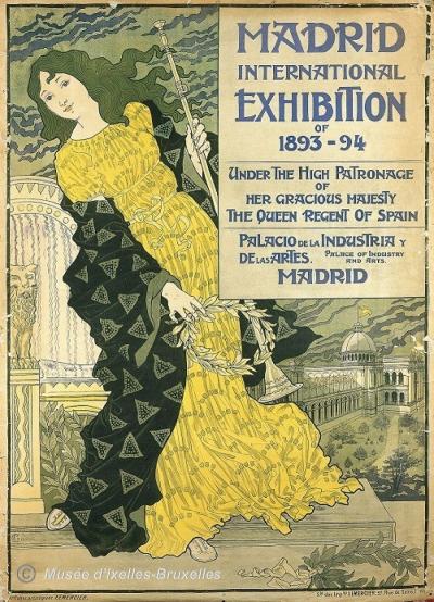 14. Madrid International exhibition of 1893-94; Eugène Grasset