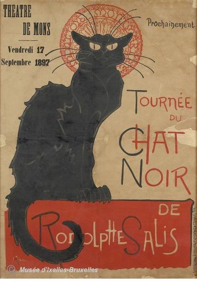 13. Tour of The Black Cat 1896, Théophile-Alexandre Steinlen