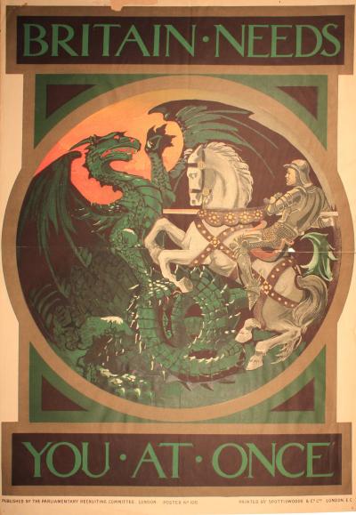 Britain needs you at once, 1915