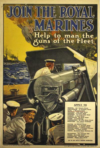 Join the Royal Marines, Help to man the fleet, 1915