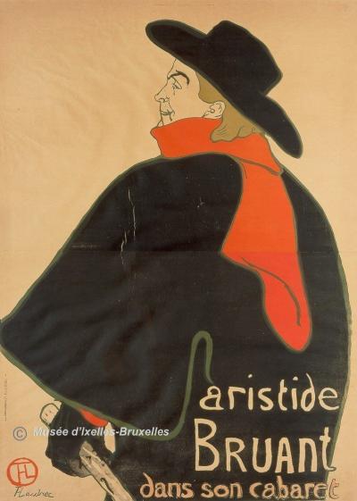 19. Aristide Bruant at his cabaret     