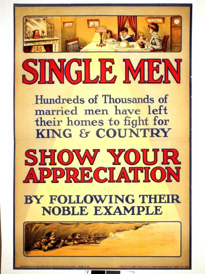 Single men, 1915
